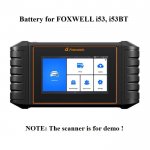 Battery Replacement for FOXWELL i53 i53BT Scan Tool